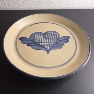VTG Rowe Art Pottery Stoneware 9" Plate